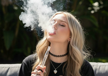 AI girl:Platinum & Smoke: Crafting Candid Luxury in Sunlight