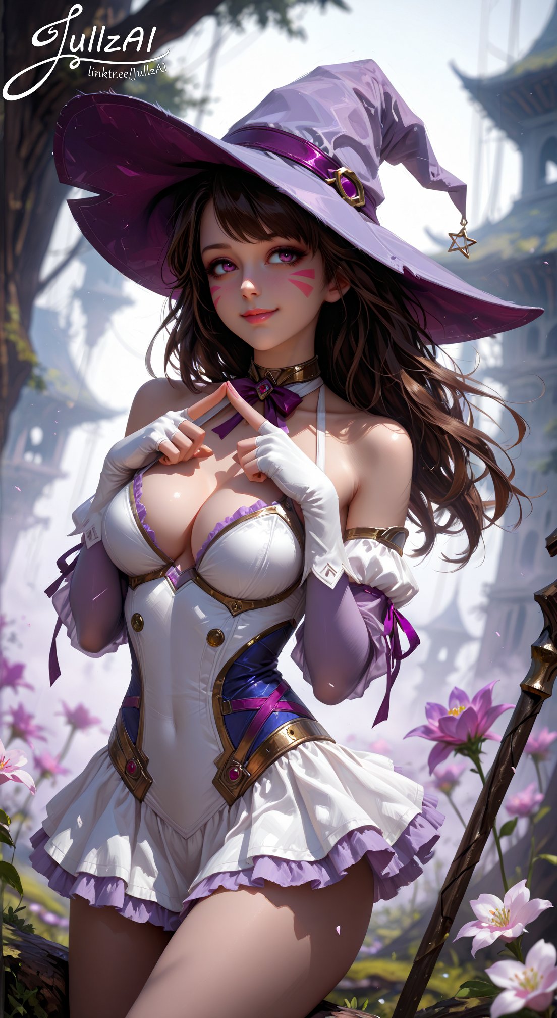 AI-generated voluptuous and sexy anime girl 2