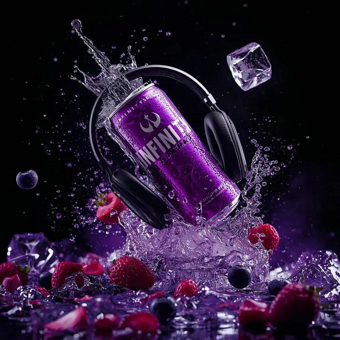 AI Infinity Energy: Cinematic Drink Can Product 1