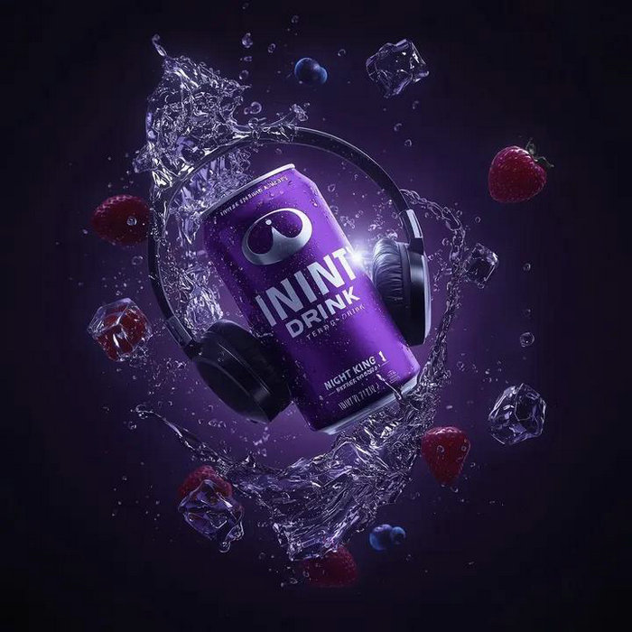 AI Infinity Energy: Cinematic Drink Can Product 2