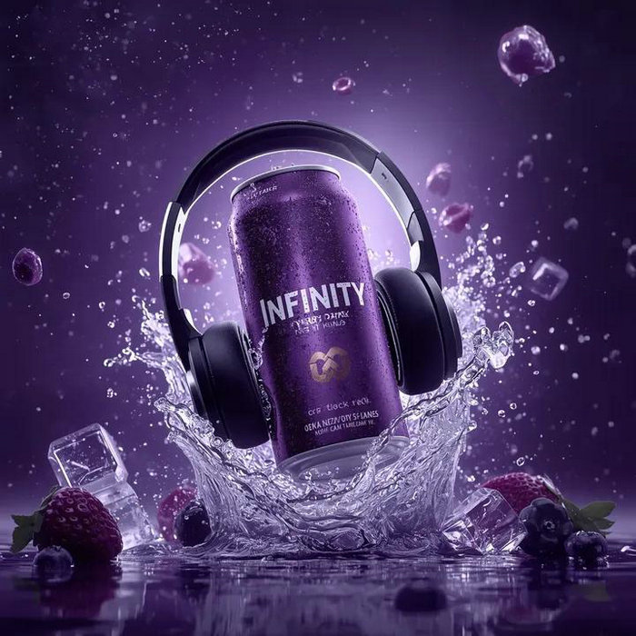 AI Infinity Energy: Cinematic Drink Can Product 4
