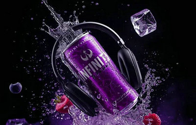 AI Infinity Energy: Cinematic Drink Can Product Prompt