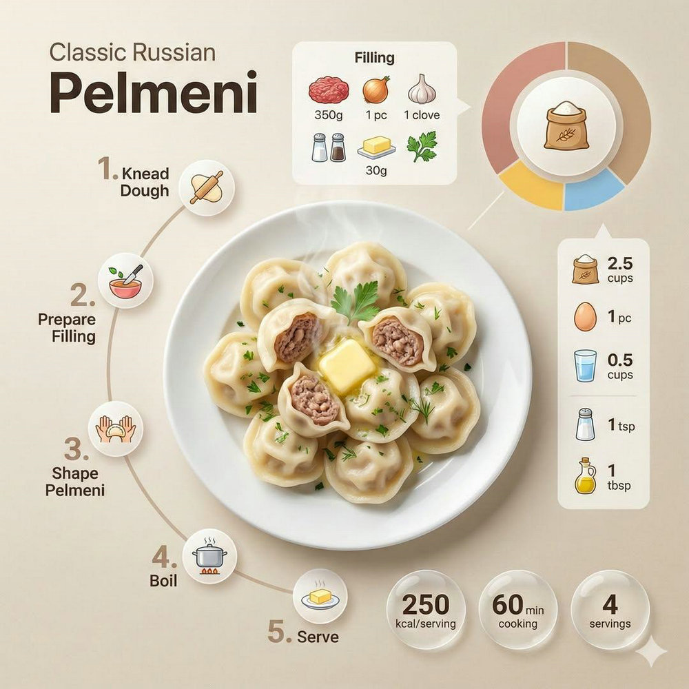 Borscht Recipe: Modern Magazine Infographic 3